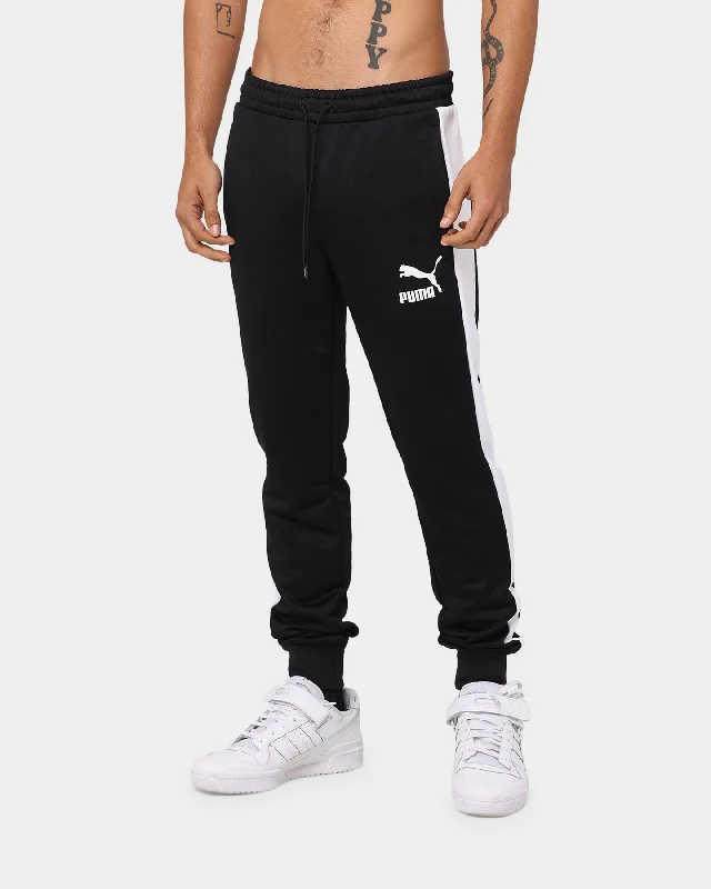 Puma Iconic T7 Track Pants Black High-Waist Jeans