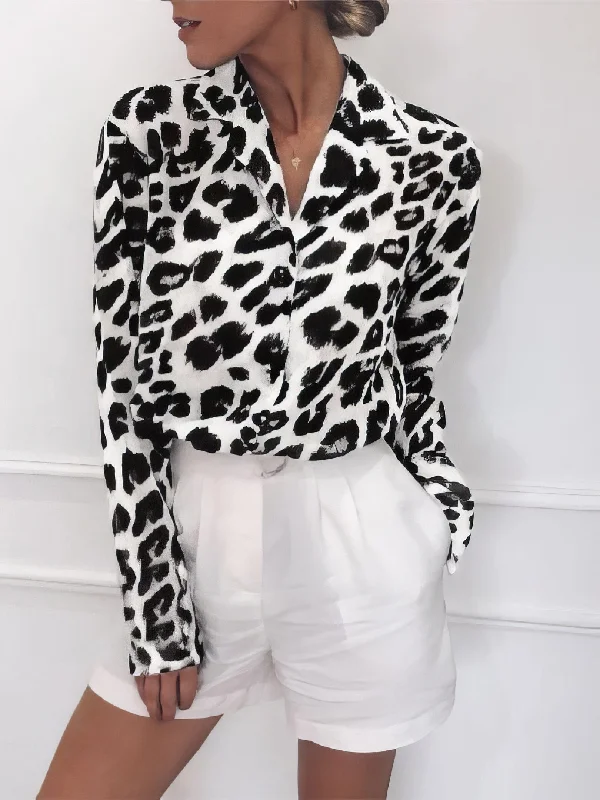 Animal Print Blouse Everyday Stylish Blouse