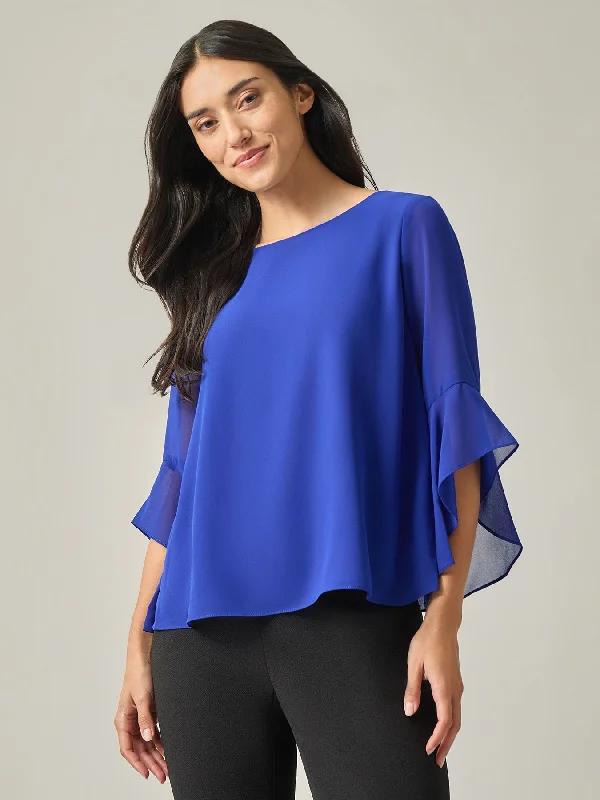 Carrie Blouse, Soft Drape Soft Modal Blouse