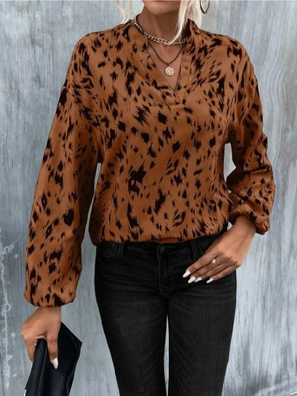 Date-Night Blouse Elegant Semi-Sheer Blouse