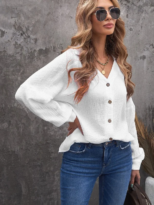 Effortless Style Blouse Classic Minimalist Blouse