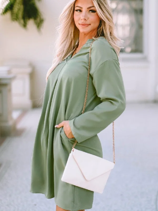 Red, White, and Blue V Neck Blouses Collared Satin Blouse