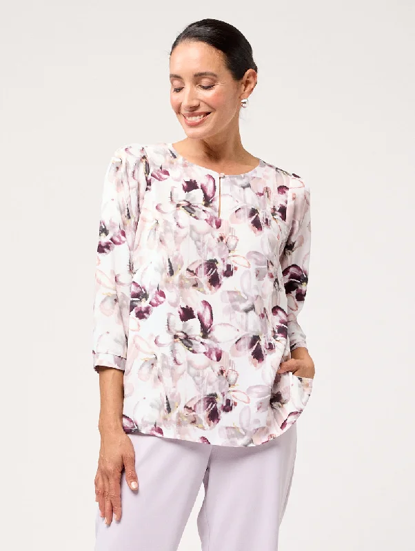 Rosaline 3/4 Sleeve Blouse Balloon Sleeve Blouse