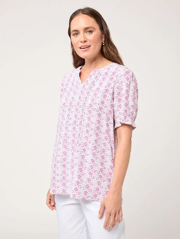 Tylani Blouse Silky Tunic Blouse