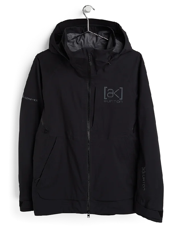 Burton Womens [ak]® Kimmy Gore-Tex 3L Stretch Jacket - True Black - 2023 Machine Wash Dry Clean Hand Wash