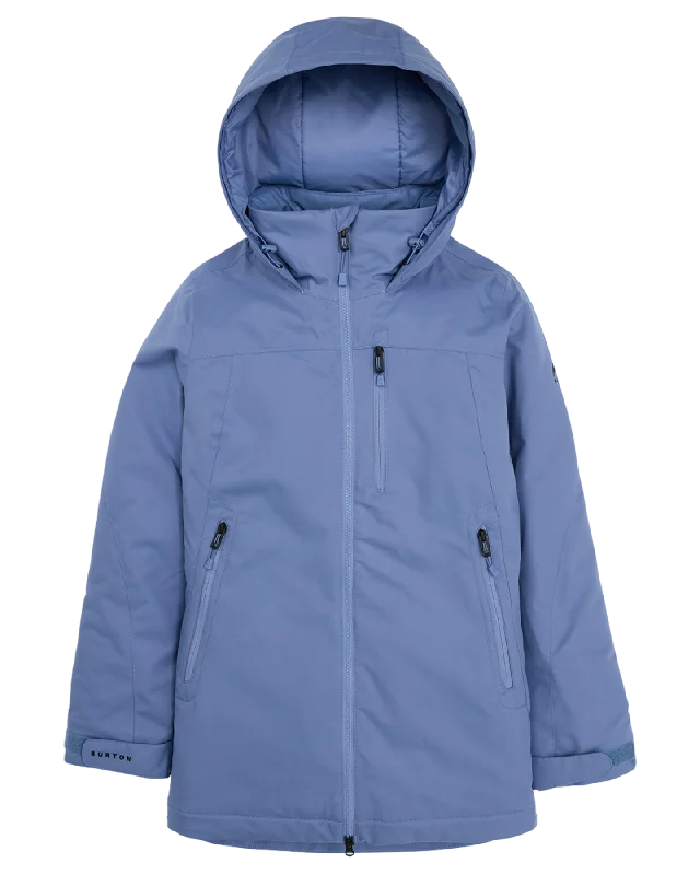 Burton Women's Lelah 2L Snow Jacket - Slate Blue Fleece Fabric Down Fabric Feather Fabric