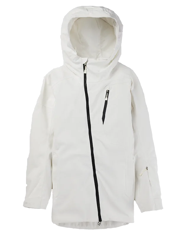 Burton Women's Pyne 2L Snow Jacket - Stout White Terry Blend Velvet Blend Canvas Blend