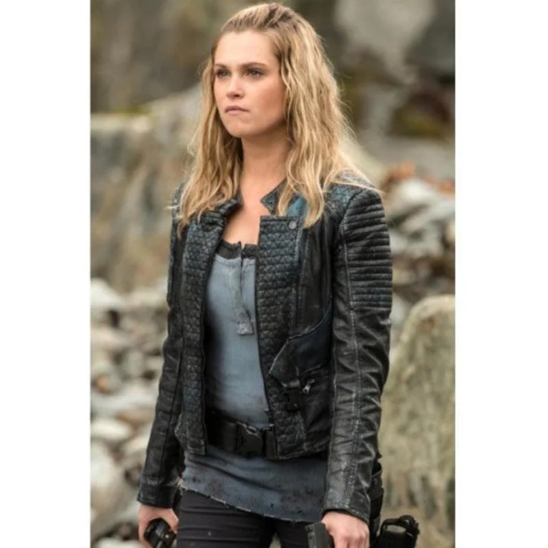 The 100 Clarke Griffin Black Jacket Iron Safe Non-Iron Wrinkle Free