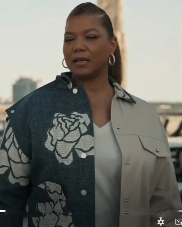 The Equalizer Season 2 Queen Latifah Printed Jacket Lace Blend Ribbed Blend Corduroy Blend