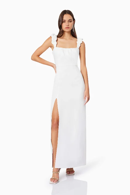 Destiny Maxi Dress Comfortable Pleated Maxi Dress