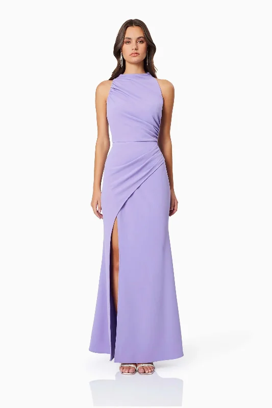 Elliatt Jade Maxi Dress - Lavender Trendy Printed Maxi Dress