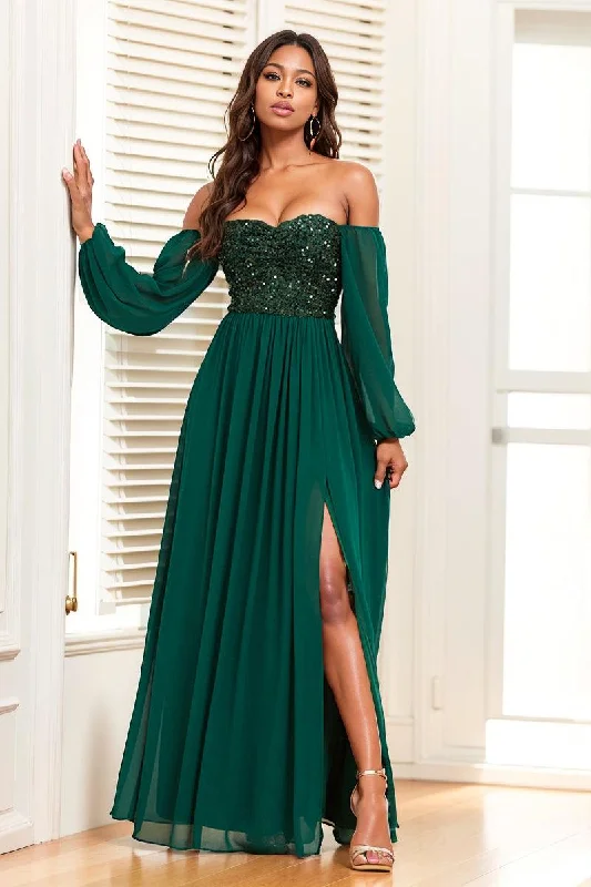 Sparkling Sequin Maxi Dress: Glam at Proms & Parties Comfortable Bohemian Maxi Dress