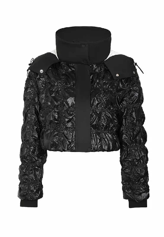 Reverie Lissie Signature Smock Cropped Jacket Elasticated Jacket Padded Jacket Insulated Jacket