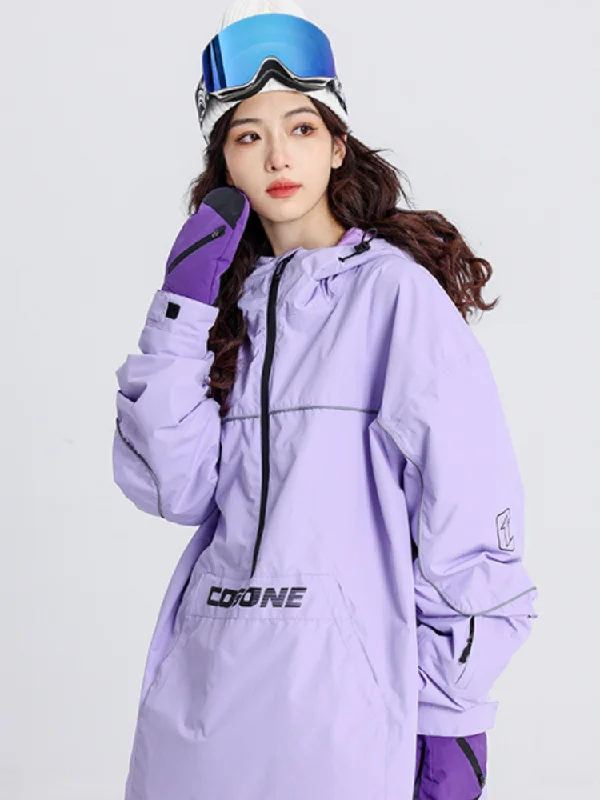 Cosone Insulated Winter Ski Jacket - Women's Bomber Jacket Anorak Windbreaker