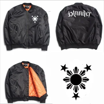 Islander Sun Bomber Mens Jacket Chenille Fabric Brocade Fabric Lace Fabric