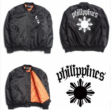 Philippines 7107  Island Bomber Mens Jacket Nylon Jacket Polyester Jacket Spandex Jacket