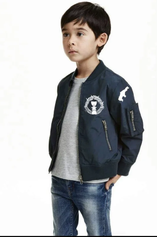 Saipan Kids Bomber Jackets Welt Pockets Slit Pockets Flap Pockets