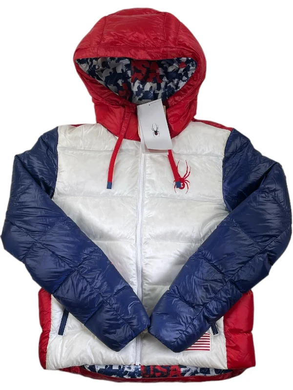 USA All Team Puffy Down Jacket Elasticated Jacket Padded Jacket Insulated Jacket