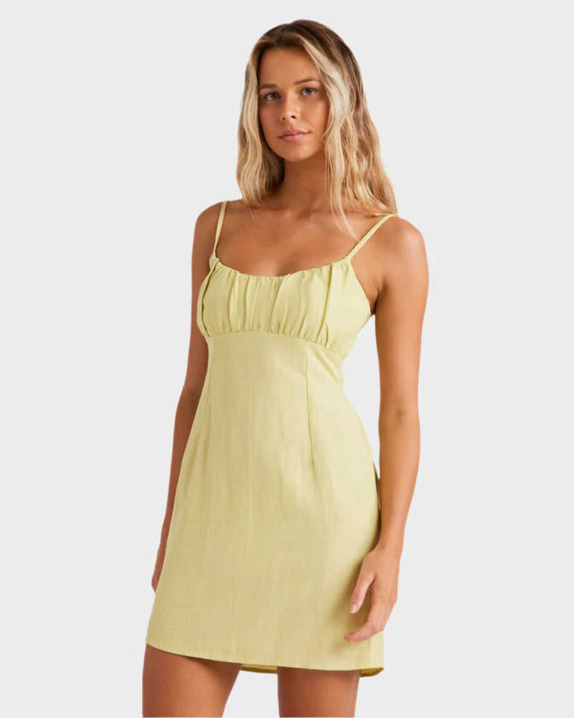 Billabong Angel Mini Dress Stylish Short Sleeve Mini Dress