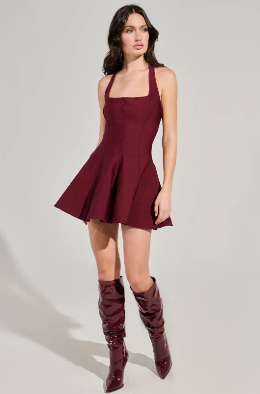 SHE'S A CLASSIC BANDAGE MINI DRESS Cozy Knit Mini Dress