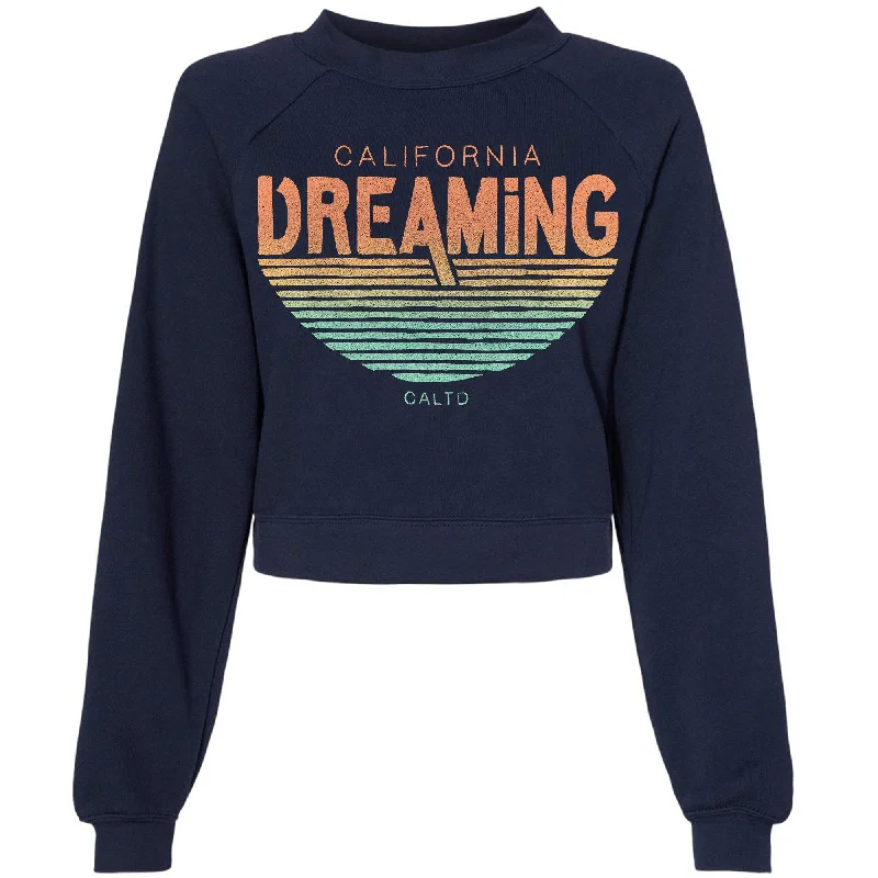 California Dreaming Raglan Sweater Nylon Fabric Polyester Fabric Spandex Fabric