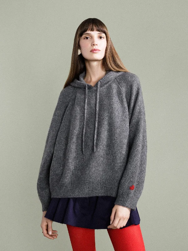 Cashmere Karr Hoodie Hoodie with Full-Zip Functional Layering