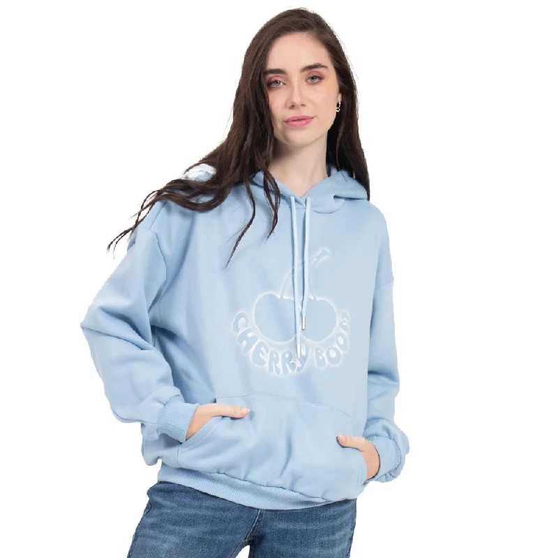 SUDADERA PARA MUJER PRINTED FASHION HOODIE FOREVER 21 Hoodie with Bell Sleeves Flared Feminine