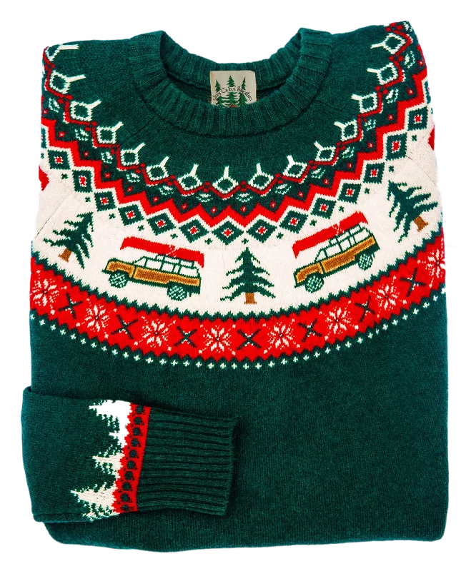 Griswold Christmas Sweater Velvet Chenille Corduroy