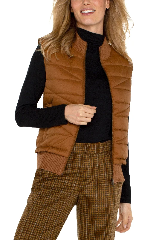 Quilted Sweater Vest Long Sweater Short Sweater Cropped Sweater