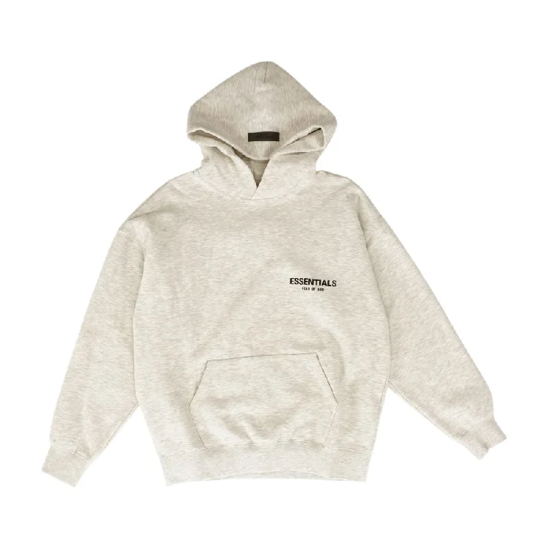 Solid FW22 Light Oatmeal Hoodie Hoodie with Contrast Stitching Detailed Premium