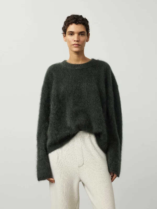 The Natalia Sweater Cashmere Blend Cotton Blend Poly Blend