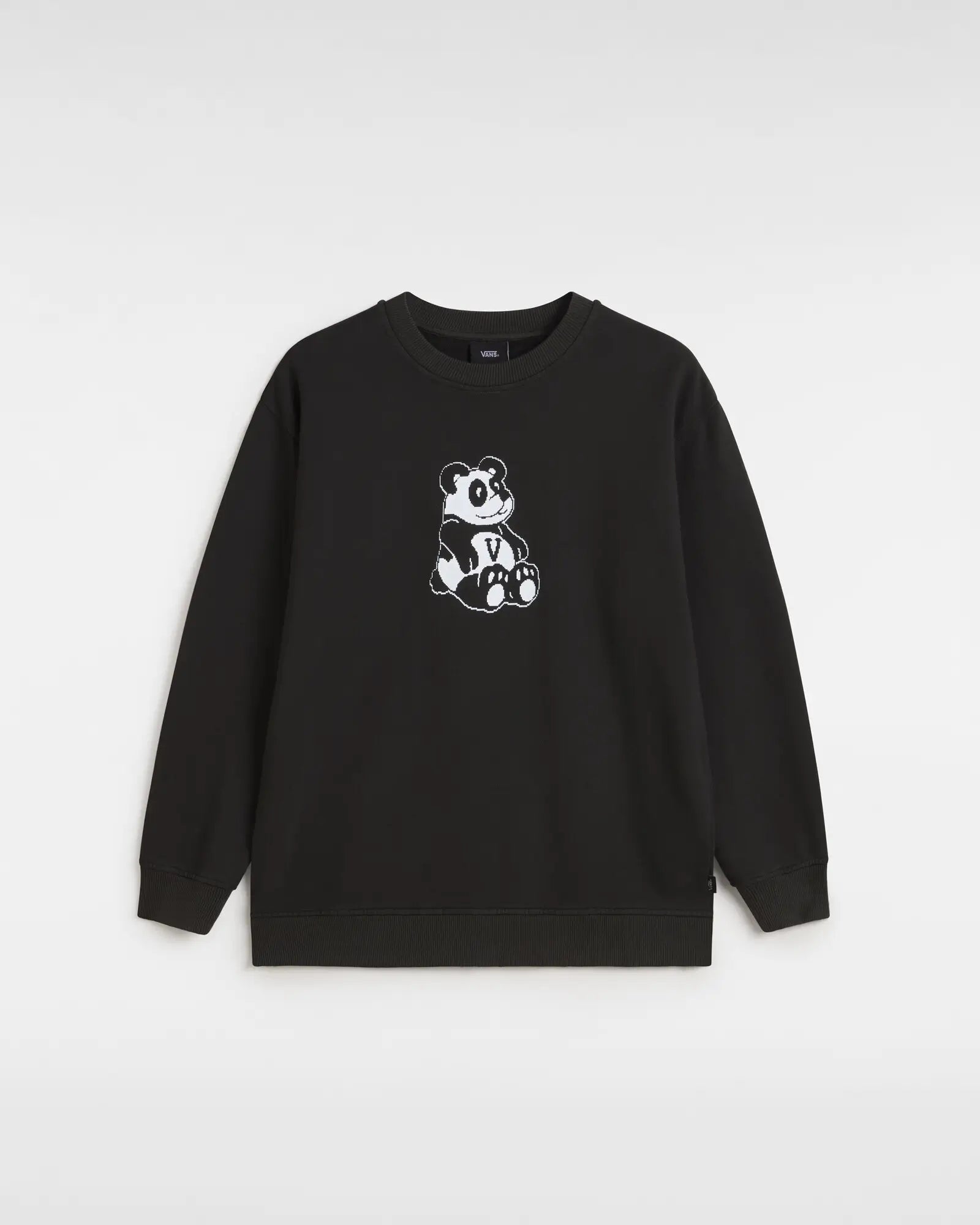 Pandamonium Sweatshirt in Black Hooded Sweatshirt Casual Wear Street Style