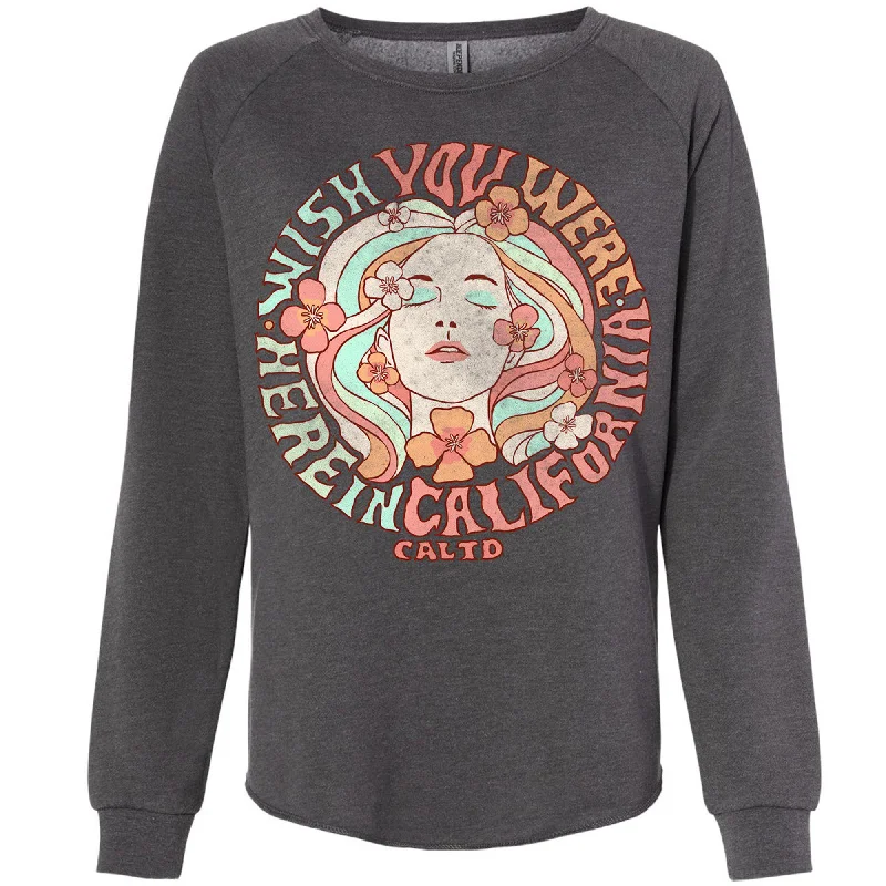 Wish Girl Crewneck Sweatshirt Hoodie with Logo Branding Identity