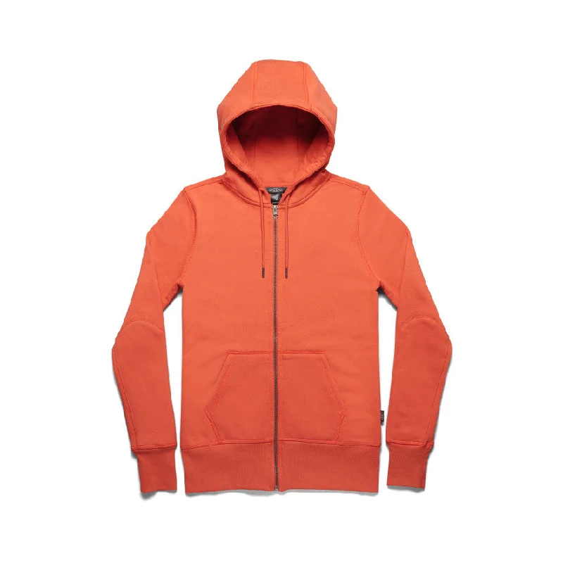 Women's PNW Hoodie  |  Burnt Ochre Hoodie with Color Block Contrast Stylish