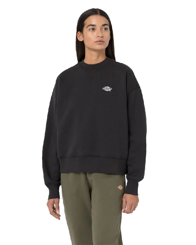 Summerdale Sweatshirt in Black Hoodie with Pastel Soft Subtle