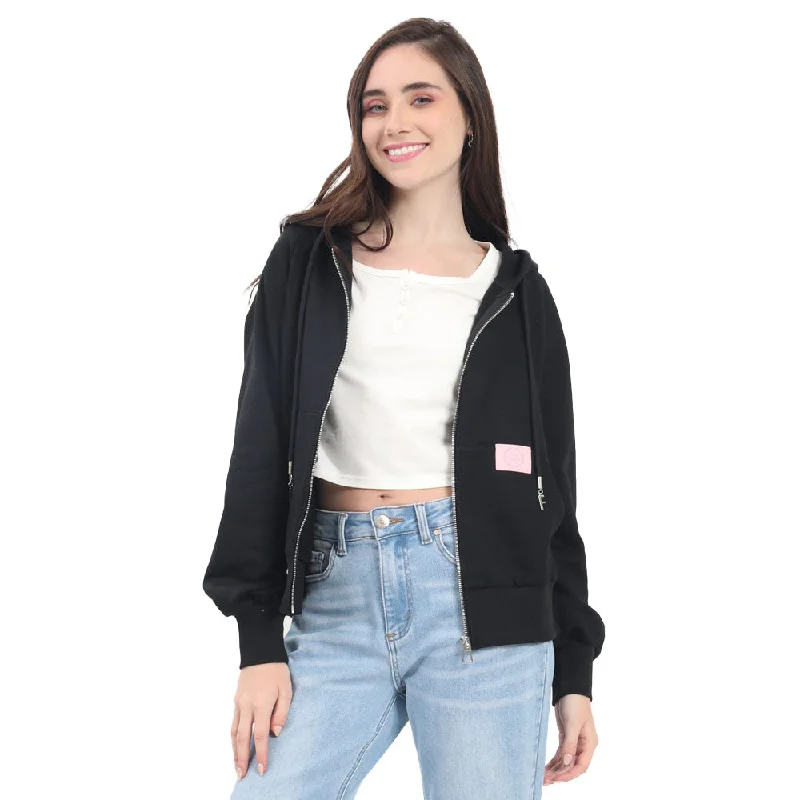 SUDADERA PARA MUJER FASHION BASIC HOODIE FOREVER 21 Hoodie with Hem Detail Decorative Unique