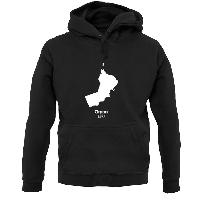 Oman Silhouette Unisex Hoodie Hoodie with Earth Tones Natural Calm