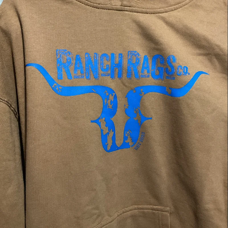 RanchRags Co. Adult Hoodie Hoodie with Full-Zip Functional Layering