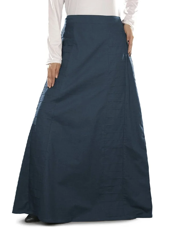 Aabirah Navy Blue Cotton Skirt denim skirt classic