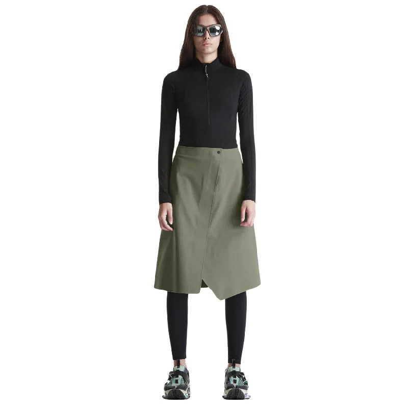 Bleriot Skirt - Fossil velvet skirt luxurious