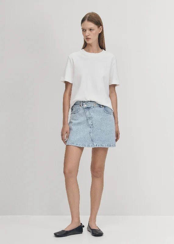 Boston Blue Denim Skirt low waist skirt