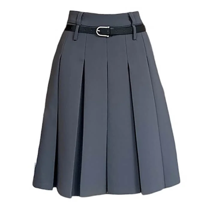 Good Manners Midi Pleated Skirt seamless skirt comfort