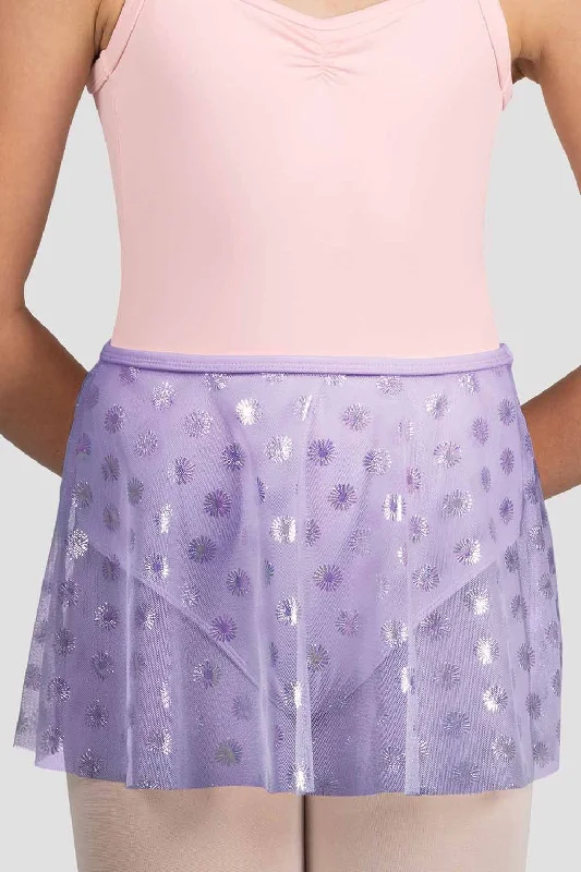 MS901C - Girls Mirella Lilac Glow Girl Iridescent Skirt - Select Size leather skirt bold