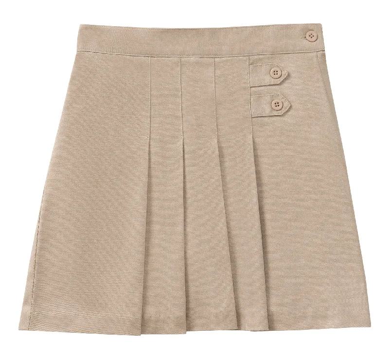 Khaki Tab Skort denim skirt trendy