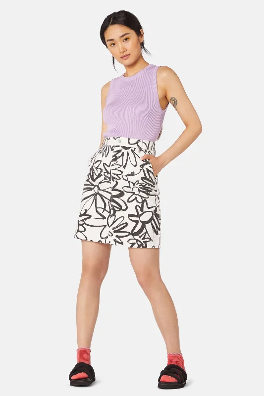 Solo Daisy Mini Skirt low waist skirt