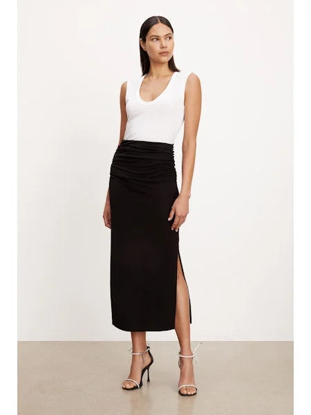 HILTON MAXI SKIRT leather skirt modern