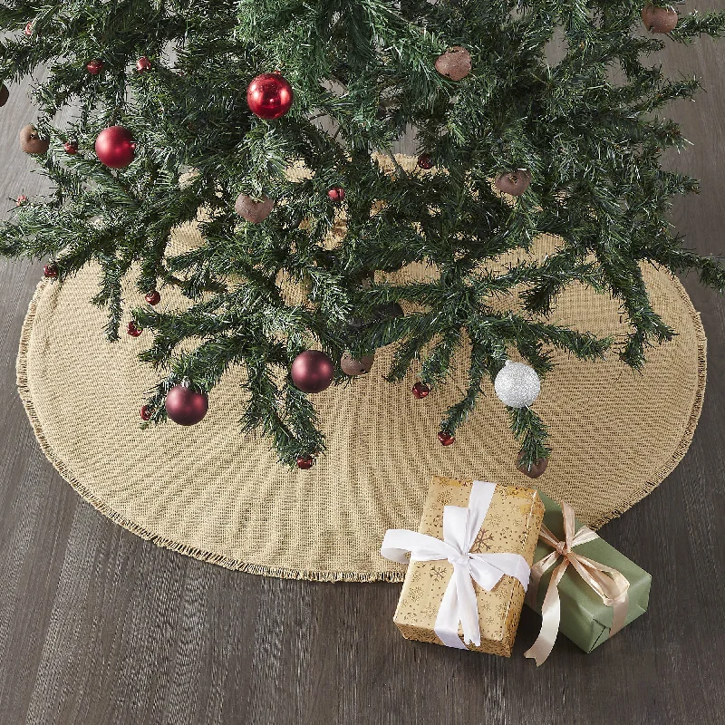 Yuletide Burlap Tan Tree Skirt 36 lace skirt feminine