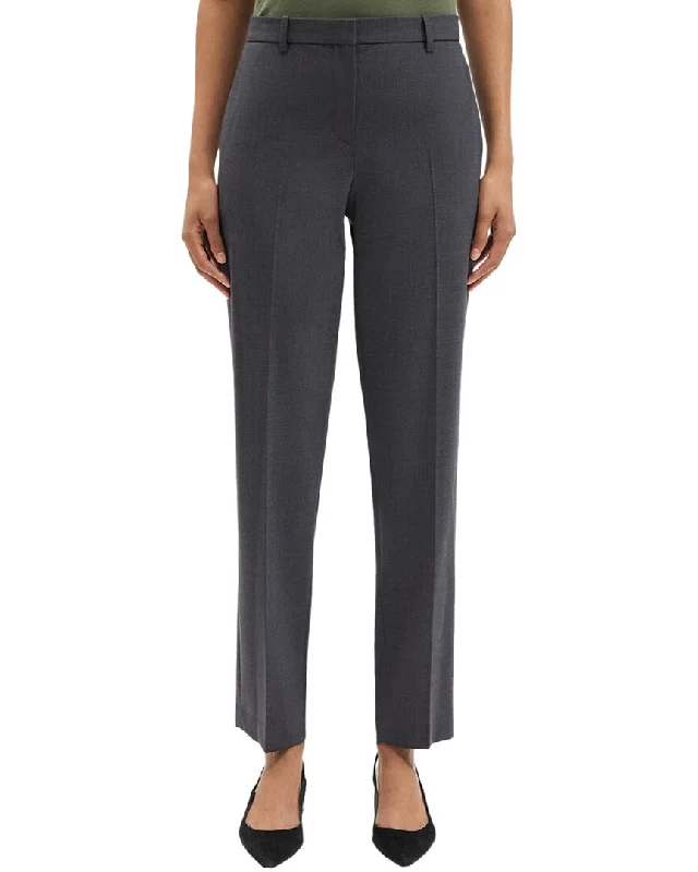 Theory Treeca Wool-Blend Pant Cozy Lounge Pants