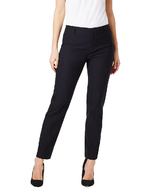 Nic+Zoe Polished Wonderstretch Straight Pant Stylish Slim Trousers