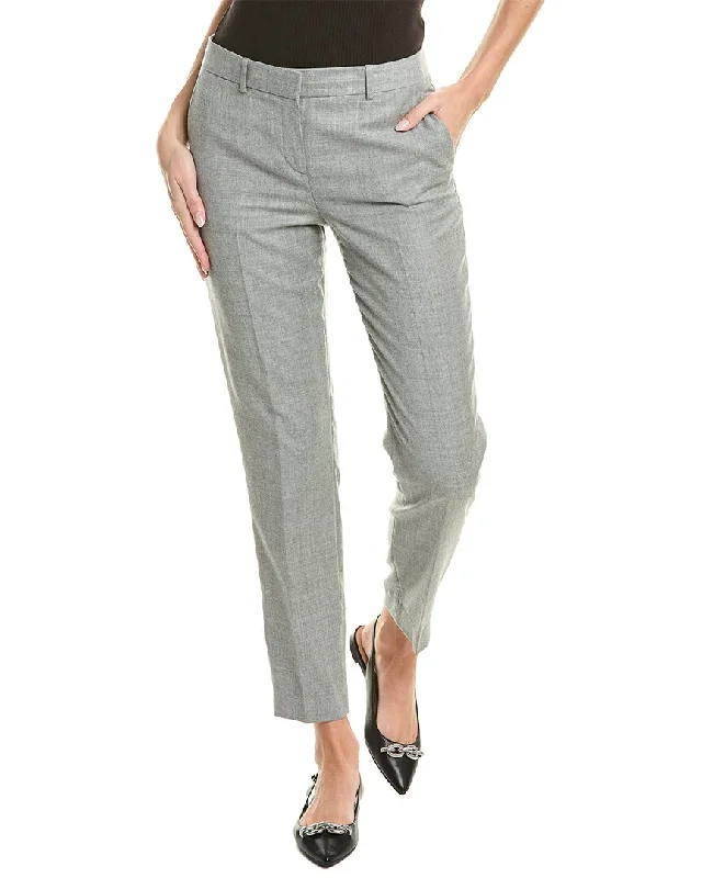 Theory Testra Wool Pant Formal Linen Trousers